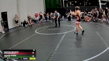 88 lbs Placement (4 Team) - Mason Myers, POWA vs Paxton Beckett, Backyard Brawlers