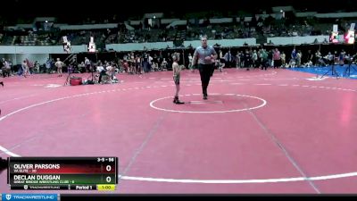 56 lbs Semifinal - Declan Duggan, Great Bridge Wrestling Club vs Oliver Parsons, VA Elite