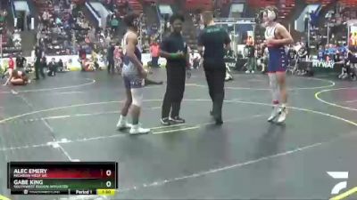 170 lbs Cons. Semi - Alec Emery, Michigan West WC vs Gabe King, Southwest Region Affiliated