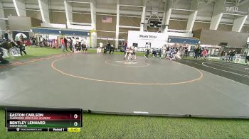 84 lbs Semifinal - Easton Carlson, Sanderson Wrestling Academy vs Bentley Lenhard, Shootbox WC