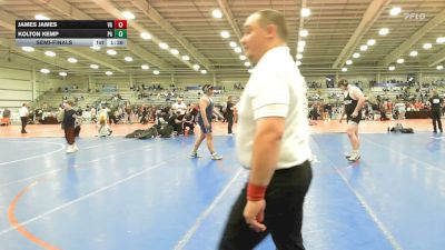 285 lbs Semifinal - James James, VA vs Kolton Kemp, PA