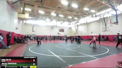 190 lbs Champ. Round 2 - Avyia Eskenazi, La Serna vs Ana Silva, Hemet