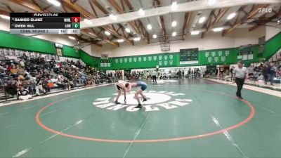 157 lbs Cons. Round 2 - Owen Hill, Lovell vs Danner Glanz, Worland