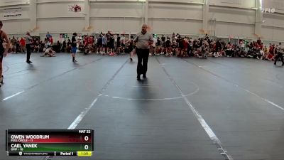 126 lbs Round 4 (6 Team) - Cael Yanek, OMP vs Owen Woodrum, Full Circle