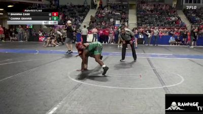 155 lbs 1st Place Match - Cianna Graves, Lawrence Elite vs Shawna Case, Linn County
