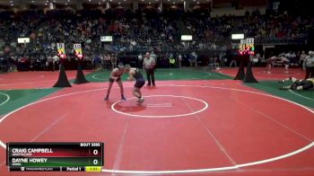 175 lbs Quarterfinal - Dayne Howey, HSWA vs Craig Campbell, Unattached