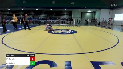 113 lbs Consi Of 32 #1 - Max Tancini, PA vs Jake Holly, NJ