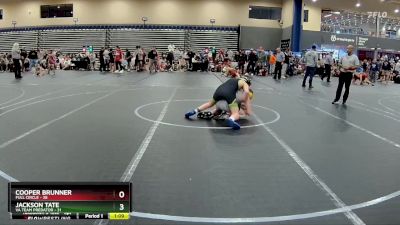 140 lbs Round 1 (8 Team) - Cooper Brunner, Full Circle vs Jackson Tate, VA Team Predator