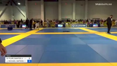 BRUNO FILIPE SANTOS LIMA vs JAKE MICHAEL WATSON 2021 American National IBJJF Jiu-Jitsu Championship