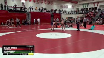 152 lbs Cons. Round 3 - Skylier Crooks, Fulton (H.S.) vs Landon Bell, Iowa City, Liberty