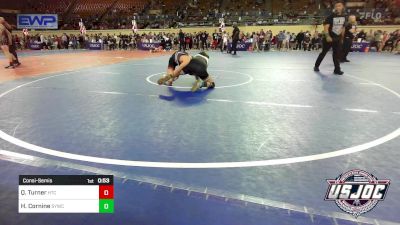 100 lbs Consolation - Quin Turner, Hinton Takedown Club vs Haddie Cornine, Sedalia Youth Wrestling Club