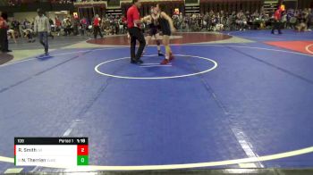 109 lbs 1st Place Match - Nevaeh Therrien, Sandpoint Legacy Wrestling Clu vs Raenah Smith, Lionheart Wrestling