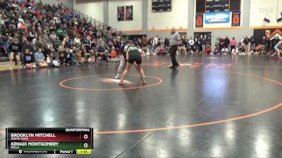 130 lbs Quarterfinal - Brooklyn Mitchell, South Tama vs Kenadi Montgomery, Pella