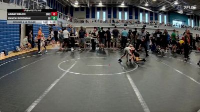 52 lbs Round 5 (6 Team) - Adam Welch, Creeks Wrestling vs Raven Borsman, BHWC | Dirt Divers
