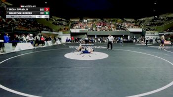 132 lbs Round Of 16 - Micah Spradlin, Bakersfield vs Brakstyn Herrera, Sierra Pacific