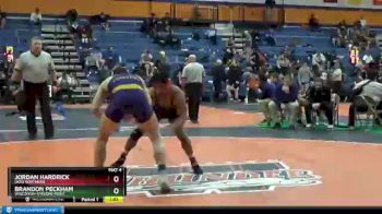 165 lbs Quarterfinal - Brandon Peckham, Wisconsin-Stevens Point vs Jordan Hardrick, Ohio Northern