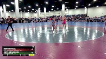 125 lbs Round 3 (8 Team) - Mira Richardson, Team STL Yellow vs Peyton Nicol, Team Iowa Crazy Coconuts