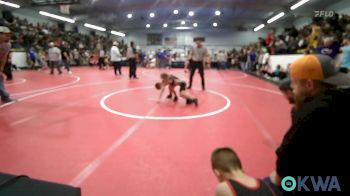 46 lbs Consi Of 8 #2 - Ryland Peters, Claremore Wrestling Club vs Bayleigh Brownell, Salina Wrestling Club