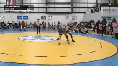 125 lbs Placement (4 Team) - Devin Hord, DARKHORSE vs Clayton Chapman, BELIEVE TO ACHEIVE