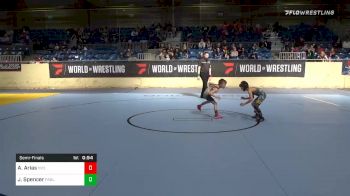 55 lbs Semifinal - Anthony Arias, Vici Wrestling vs Jed Spencer, Paola WC