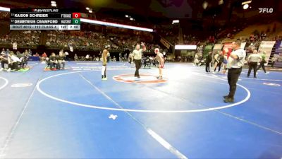 113 Class 4 lbs Champ. Round 1 - Kaison Schreier, Fort Osage vs Demetrius Crawford, Hazelwood Central