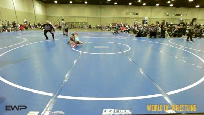 55 lbs Semifinal - Socorro Hinojos, Texas Top Team 9u vs Creed Long, Powerhouse Gold 9U