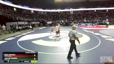 I-124 lbs Champ. Round 2 - Viktor Banda, Wallkill vs Nico Rivera, Mohonasen