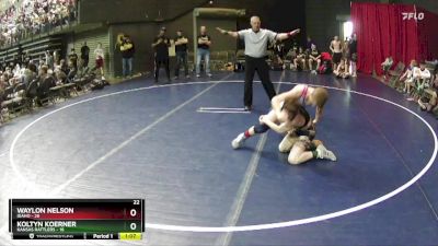 100 lbs Round 5 (6 Team) - Waylon Nelson, Idaho vs Koltyn Koerner, Kansas Rattlers