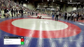 160 lbs Round Of 16 - Alejandro Otero, Georgia vs James Hinman, West Forsyth Wrestling Club