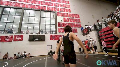 90 lbs Quarterfinal - Cadyn Tate, Bridge Creek Youth Wrestling vs Alfonso De La Fuente, Clinton Youth Wrestling