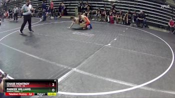 140 lbs Round 3 (6 Team) - Chase Montroy, Oklahoma Elite vs Parker Williams, Kansas Cobra