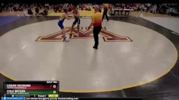 152 lbs 1st Place Match - Cole Becker, St. Michael-Albertville vs Logan Vaughan, Kasson-Mantorville