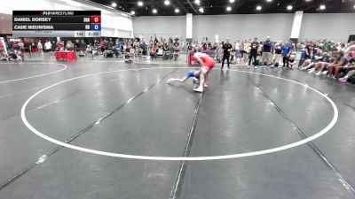 144 lbs Daniel Dorsey, South Dakota Blue vs Cade Nieuwsma, Team North Dakota