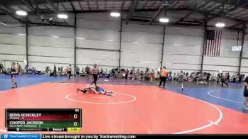 80 lbs Round 3 (6 Team) - Izaya Schickley, PA Blue vs Cooper Jackson, Oklahoma Tornados