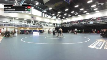 174 lbs Champ. Round 1 - Kodie Cooks, Cuesta College vs Ben Kirk, Moorpark College