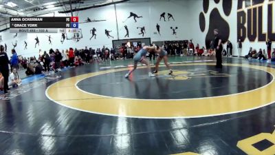 103 A Cons. Round 1 - Anna Ockerman, Presbyterian College vs Grace York, Presbyterian College