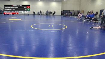 149 lbs 1st Place Match - Ethan Elliot, Southeast Community College vs Logan Crowther, Iowa Western Community College