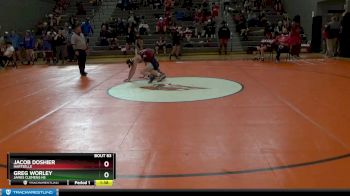 108 lbs Round 2 - Jacob Doshier, Hartselle vs Greg Worley, James Clemens HS