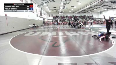 120 lbs Final - Richard Maloney, Old Bridge Wrestling Club vs Phillip Griffin, Myland Wrestling Academy