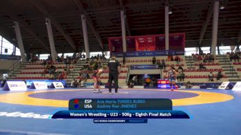 50 kg 1/8 Final - Rubio Torres, Spain vs Audrey Rae Jimenez, United States