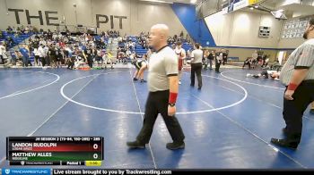 285 lbs 5th Place Match - Landon Rudolph, Logan Grizz vs Matthew Alles, Ridgeline