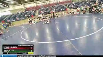 70 lbs Cross Bracket (8 Team) - Mylah Henebry, IDAHO vs Piper Eller, UTAH