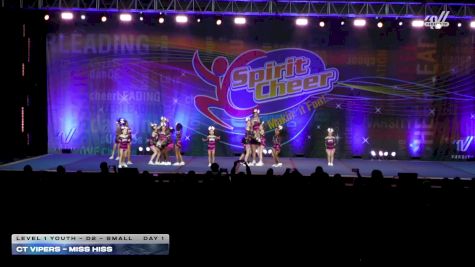 CT Vipers - Miss Hiss [2026 L1 Youth - D2 - Small Day 1] 2026 Spirit Cheer Grand Nationals