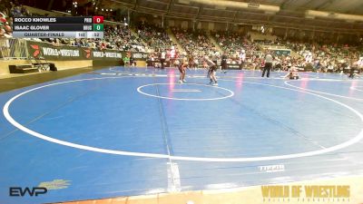 75 lbs Quarterfinal - Rocco Knowles, Pride WC vs Isaac Glover, Brushy Wrestling Club
