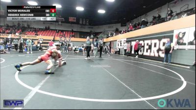 119 lbs 2nd Place - Victor Morales, CacheWrestlingClub vs Hendrix Newcomb, Shelton Wrestling Academy