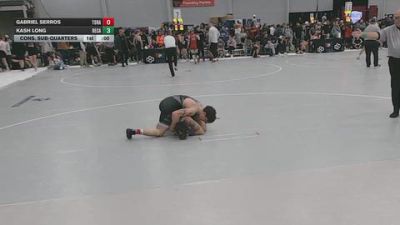 138 lbs Cons. Sub-quarters - Kash Long, Bear Cave vs Gabriel Serros, Top Rank/HAC