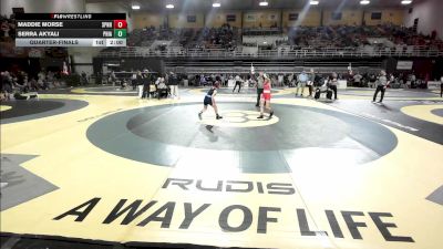 100 lbs Quarterfinal - Maddie Morse, St. Paul's School (NH) vs Serra Akyali, Phillips Academy