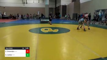 119 lbs Quarterfinal - Casey Snowden, Social Circle USA Takedown vs Kingston Cotter, Riptide Wrestling Club