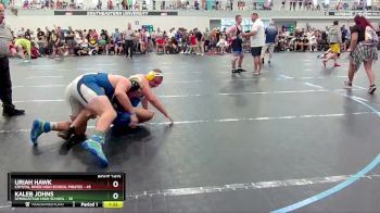 215 lbs Champ. Round 2 - Uriah Hawk, Crystal River High School Pirates vs Kaleb Johns, Springstead High School