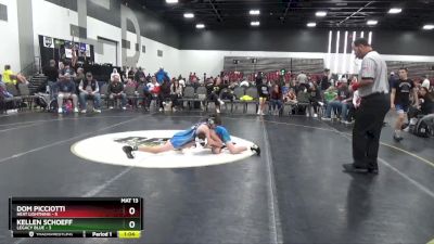 90 lbs Round 1 (8 Team) - Dom Picciotti, Heat Lightning vs Kellen Schoeff, Legacy Blue